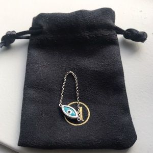 Mejuri Evil Eye Ring Sz 7